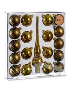 Décorations de Noël 19 Pièces Décoration Suspendue Vert PVC 2