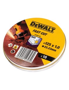 Disque de coupe Dewalt Fast Cut dt3507-qz 10 Unités 115 x 1 x 22,23 mm 2