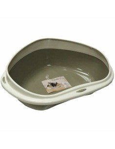 Bac à litière pour chats Aimé Beige Taupe Plastique