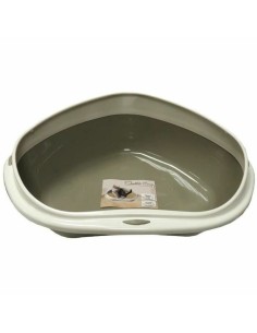 Bac à litière pour chats Aimé Beige Taupe Plastique 2
