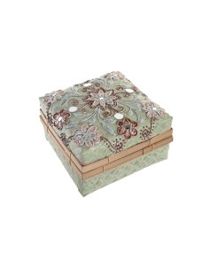 Set de basket DKD Home Decor Multicouleur Bambou Boho 29 x 29 x 22 cm 2