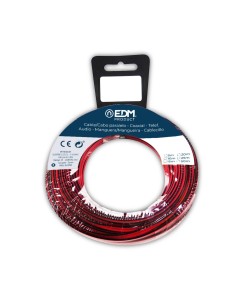 Câble audio EDM 28041 Noir Rouge Rouge/Noir 2 x 0,75 mm 15 m 2