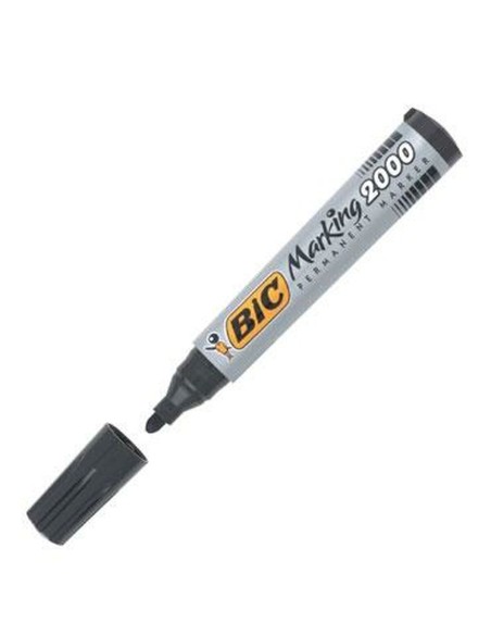Marqueur permanent Bic Marking 2000 Noir 12 Pièces