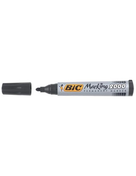 Marqueur permanent Bic Marking 2000 Noir 12 Pièces