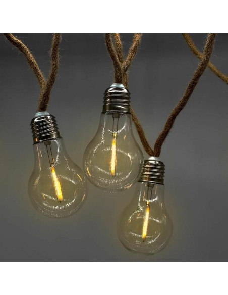 Guirlande lumineuse LED Lumisky Ampoules Fantasy Blanc 10