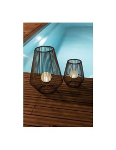 Lampe solaire Galix Blanc Métal 2
