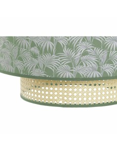 Suspension DKD Home Decor Naturel Noir Polyester Blanc Vert 40 W 50 W (46 x 46 x 25 cm) 2