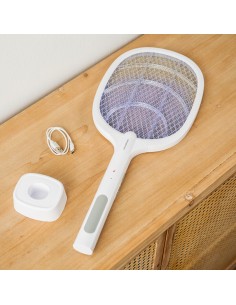 Raquette Anti-insectes Rechargeable 2 en 1 avec Lumière UV Elecfly InnovaGoods