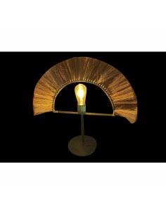 Lampe de bureau DKD Home Decor Naturel Noir Fer Jute (57 x 17 x 52 cm) 2