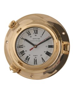 Horloge Murale DKD Home Decor Verre Doré Vintage Laiton (23 x 7 x 23 cm)