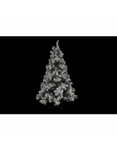 Sapin de Noël DKD Home Decor Blanc Vert Métal Polyéthylène Enneigé 130 x 130 x 218 cm 2