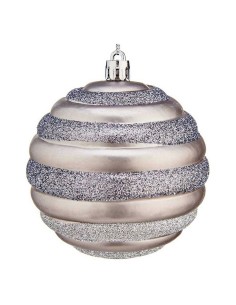 Boules de Noël Ø 8 cm 6 Unités Argenté Plastique