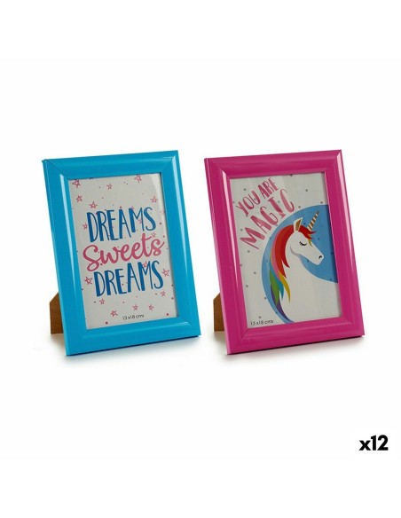 Cadre photo Licorne 1 x 21,5 x 16,5 cm (12 Unités)