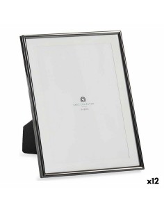 Cadre photo Verre Noir Acier (12 Unités)
