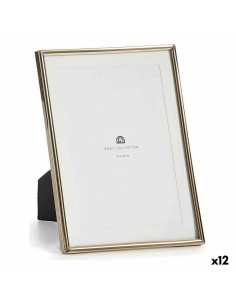 Cadre photo Verre Doré Acier (12 Unités)
