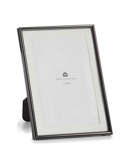 Cadre photo Verre Noir Acier (12 Unités)