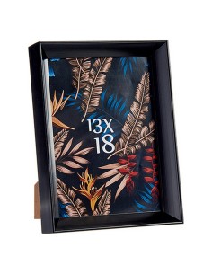Cadre photo 15,2 x 3,5 x 20,2 cm Noir Plastique verre (6 Unités) 2