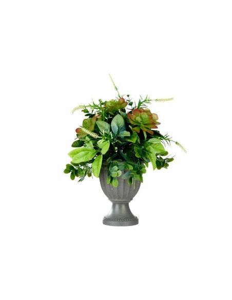Plante décorative Ibergarden XD19-1370 Plastique Verre 25 x 36 x 25 cm (4 Unités)