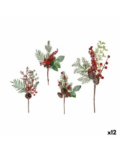 Branche Fruits rouges Marron Rouge Vert Plastique 20 x 39 x 6 cm (12 Unités)