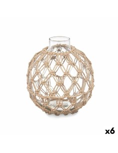 Boule Décorative Transparent Naturel 18 x 20 cm (6 Unités)