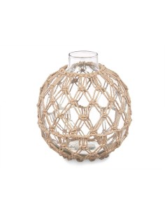 Boule Décorative Transparent Naturel 18 x 20 cm (6 Unités) 2
