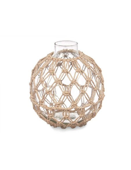 Boule Décorative Transparent Naturel 18 x 20 cm (6 Unités)