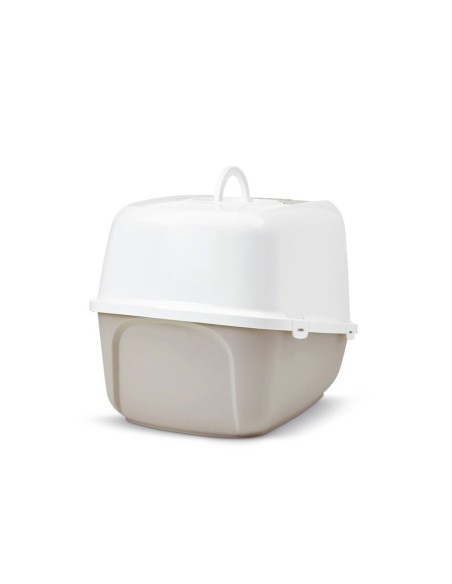 Bac à litière pour chats Savic Blanc Café Plastique 48,5 x 46,5 x 66,5 cm (11 Unités)