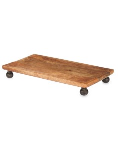 Centre de Table Marron Rectangulaire 45 x 6 x 25 cm (6 Unités) 2