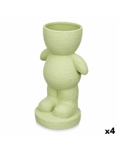 Figurine Décorative Orange 19 x 31 x 15 cm Vase (4 Unités)