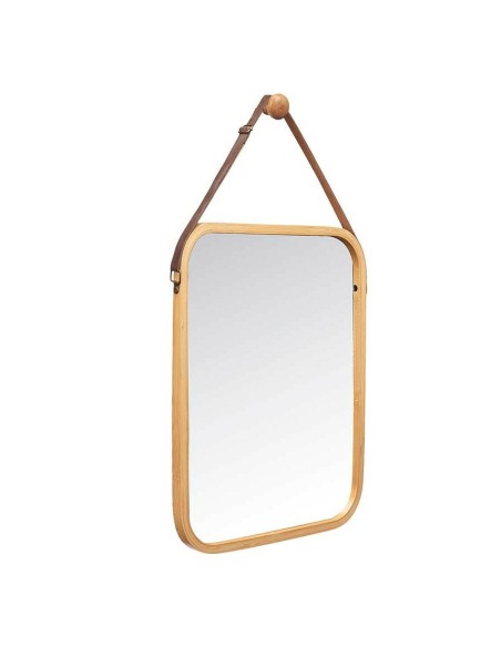 Miroir suspendu B6605 Naturel Rectangulaire 34 x 41,5 x 1,5 cm (6 Unités)