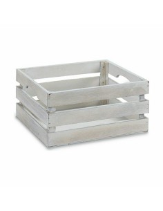 Boîte Décorative Blanc Bois 21 x 11 x 14,5 cm (36 Unités) 2
