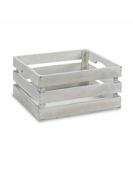 Boîte Décorative Blanc Bois 21 x 11 x 14,5 cm (36 Unités)