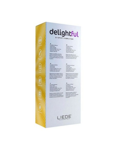 Vibromasseur Liebe Delightful Violet 15 cm Ø 3,4 cm