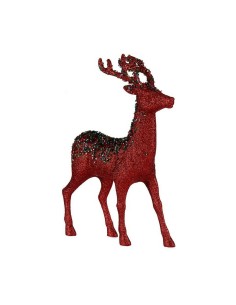 Décoration Moyen Renne 15 x 45 x 30 cm Rouge Bleu Fuchsia Plastique
