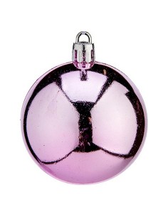 Boules de Noël Krist+ K1912477-4 Rose Plastique Ø 6 cm 24 Unités