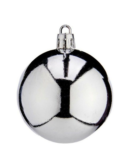 Boules de Noël Ø 6 cm 24 Unités Argenté Plastique