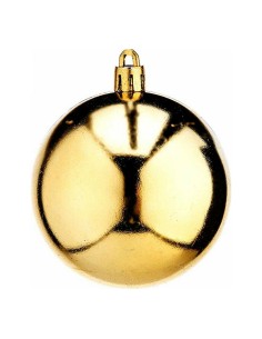 Boules de Noël Krist+ 00464-4 Doré PVC Ø 7 cm 12 Unités