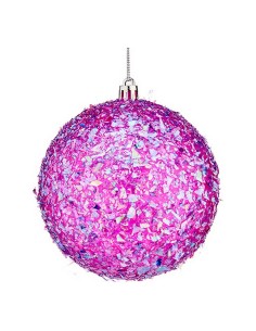 Boules de Noël Krist+ 00989-8 Violet Ø 10 cm 6 Unités