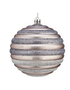 Boule de Noël Krist+ 00876 Argenté Plastique Ø 10 cm 6 Unités