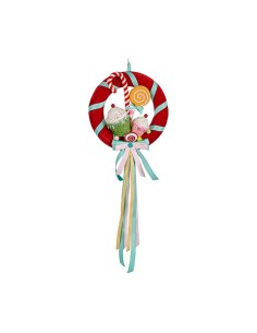 Couronne de Noël Krist+ 64814936 Multicouleur Synthétique 40 x 12 x 42 cm