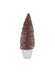 Sapin de Noël Moyen 10 x 33 x 10 cm Rose Doré