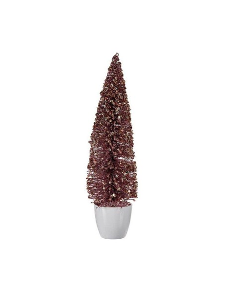Sapin de Noël Grand 10 x 38 x 10 cm Rose Doré Plastique