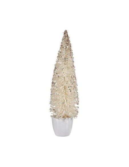 Sapin de Noël Grand 10 x 38 x 10 cm Blanc Plastique