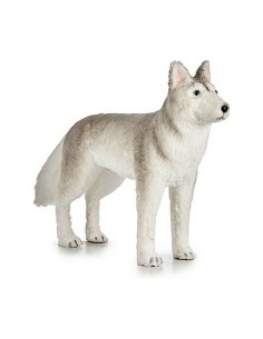 Décoration Krist+ 67522919-1 Blanc Gris Chien Noël 87 cm