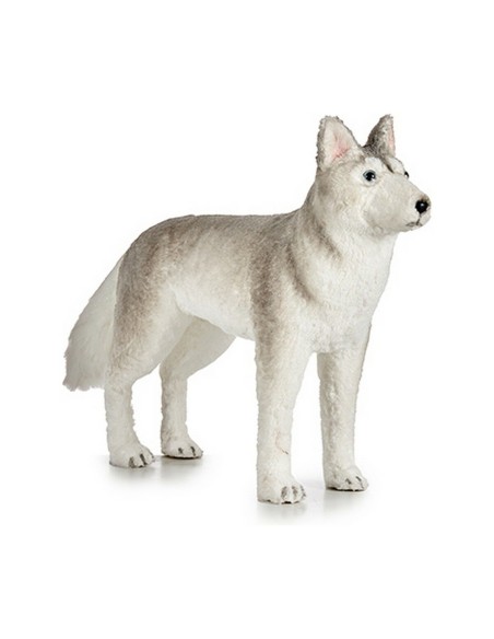 Décoration Krist+ 67522919-1 Blanc Gris Chien Noël 87 cm