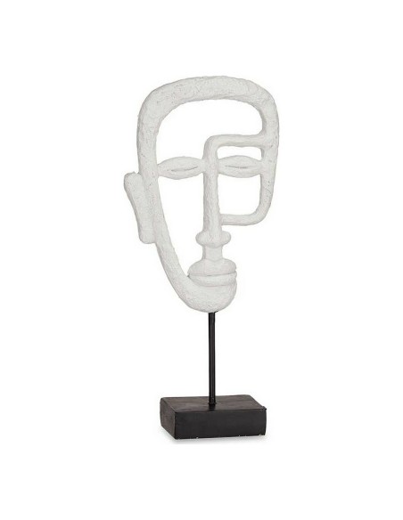 Figurine Décorative Visage Blanc Polyrésine (19,5 x 38 x 10,5 cm)