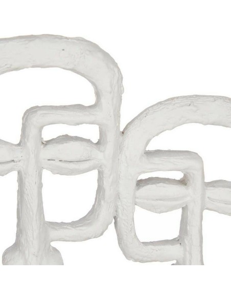 Figurine Décorative Visage Blanc Polyrésine (27 x 32,5 x 10,5 cm)