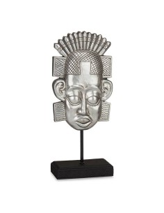 Figurine Décorative Indien Argenté Polyrésine (17,5 x 36 x 10,5 cm)