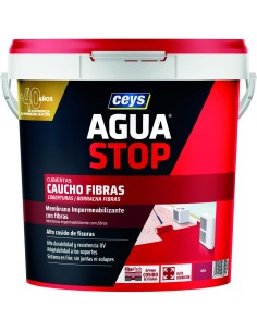 Imperméabilisation Ceys Aguastop Rouge Caoutchouc 5 kg