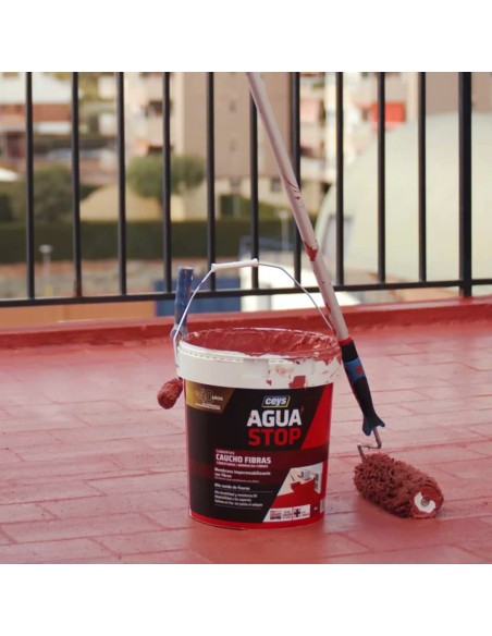 Imperméabilisation Ceys Aguastop Rouge Caoutchouc 5 kg